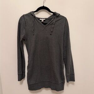 Liz Lange Charcoal Hoodie Sweatshirt